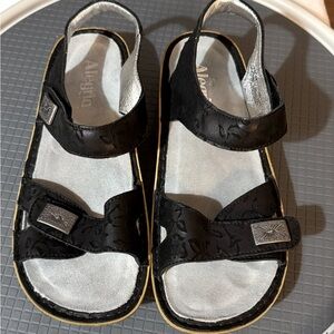 Lady’s 9/40 Euro Alegria Vienna sling-backs w/ patented orthotic sole inserts.